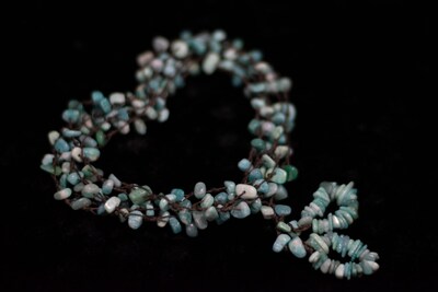 Crystal Beads - Head Hair Body Wrap - Hippie Boho Festival Gemstone Jewelry - image4
